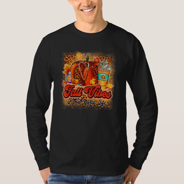 Höststämning & Det där sjuksköterskelivet Höst Sju T Shirt (Framsida)