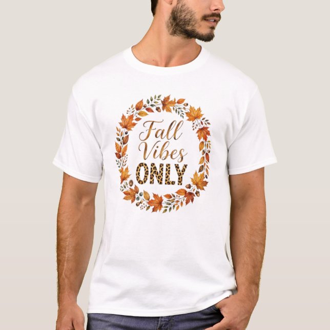 Höststämning Endast Tackgivelseshirt - Söt Höst L T Shirt (Framsida)