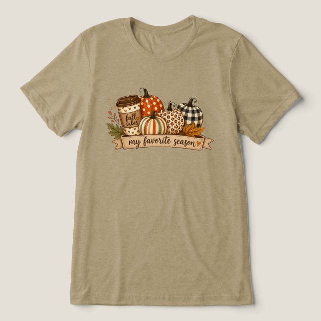 Höststämning, Min Favoritårstid T Shirt (Design Framsida)