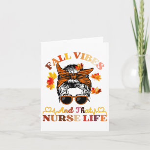 Höststämning Och Det Kaoset Med Nurse Life Messy B Kort