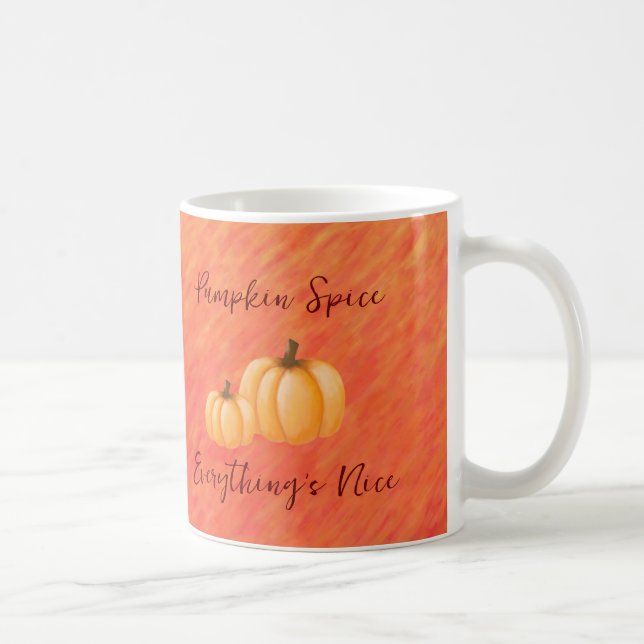 Höststämning-Pumpa Krydda- Kaffemugg (Höger)