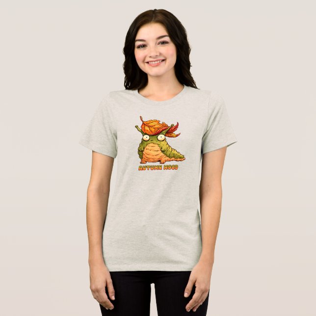Höststämning Snigel Dam T-Shirt  (Framsida Full)