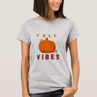 Höststämning – Söt Pumpa Höst T-Shirt