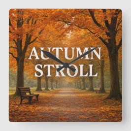 Höststapel Fyrkantig Klocka