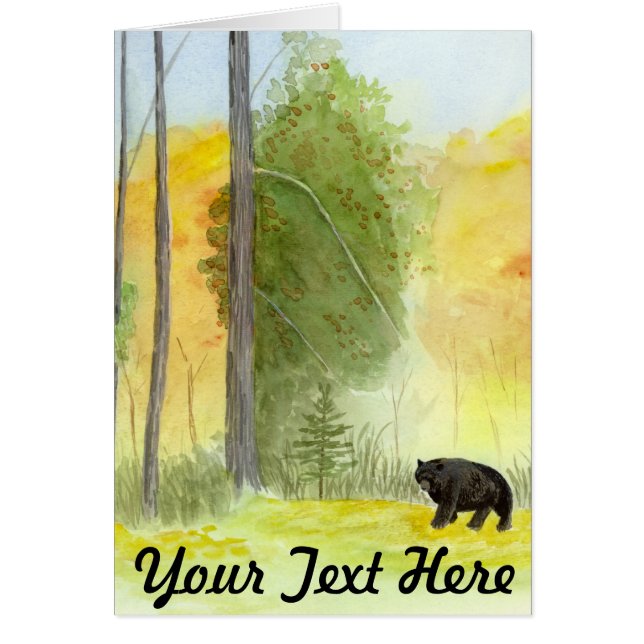 Höststapel Hälsningskort (Framsidan)