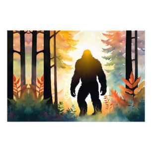 Höststapel Sasquatch-färgat liggande Fototryck