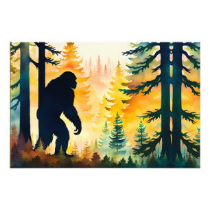 Höststapel Sasquatch-färgat liggande Fototryck