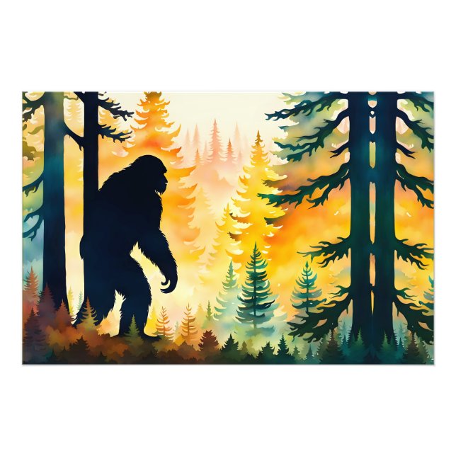 Höststapel Sasquatch-färgat liggande Fototryck (Framsidan)