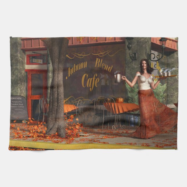 Höststekcafen Kökshandduk (Horisontell)