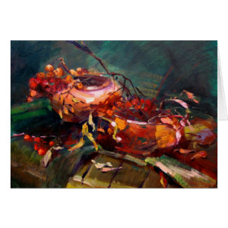 Höststillebenkort Hälsningskort