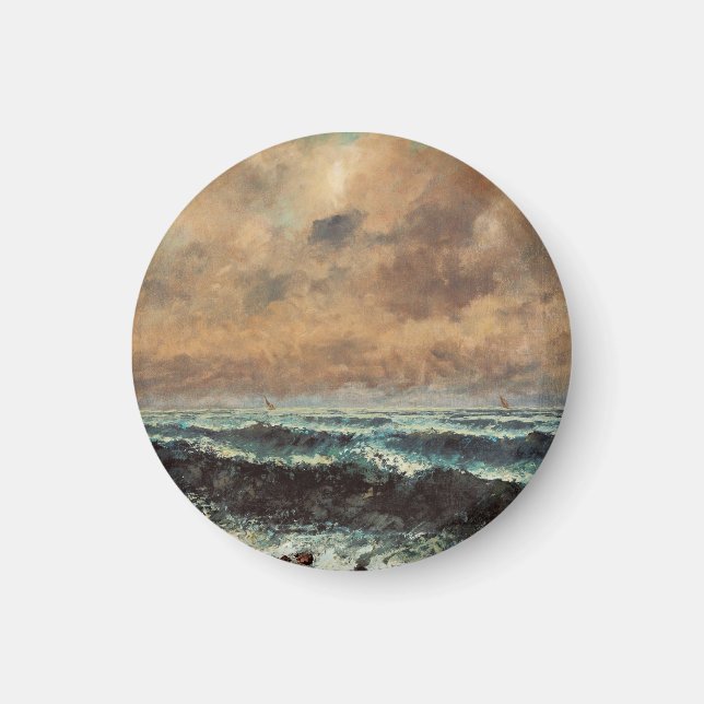Höststorm – Gustave Courbet Magnet (Framsidan)