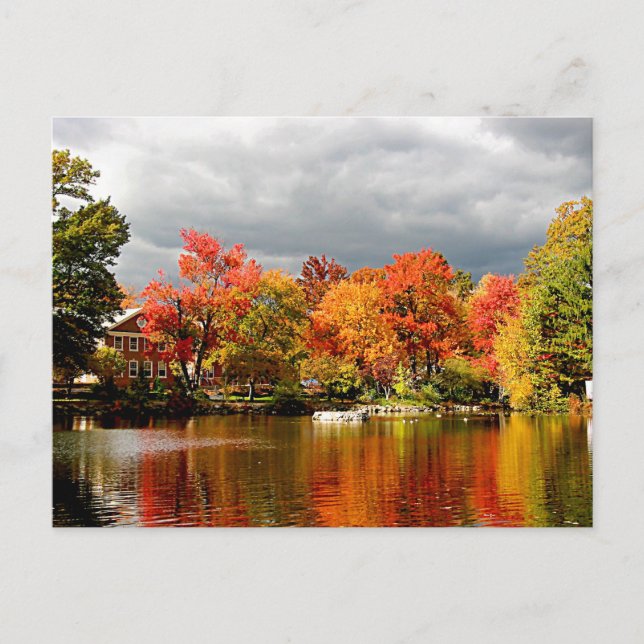 Höststorm kommer vykort (Framsida)