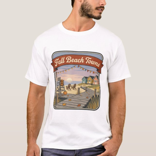 Höststrandsstäder T Shirt (Framsida)