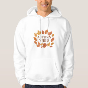 Höstsymboler - Mysigt Höst löv design Hoodie