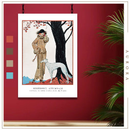 Höstsymfoni 1922 från George Barbier Poster