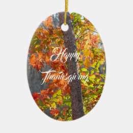 Hösttema, Thanksgiving Julgransprydnad Keramik