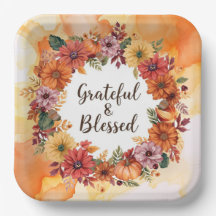 Hösttemat thanksgiving med blommor pumpor