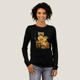 HösttemaThanksgiving med katt T Shirt