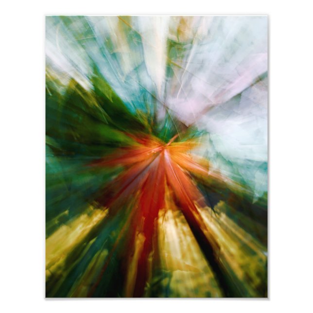 Hösttiden förfaller fototryck (Framsidan)