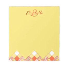 Hösttoner - citattblock Mönster Anteckningsblock