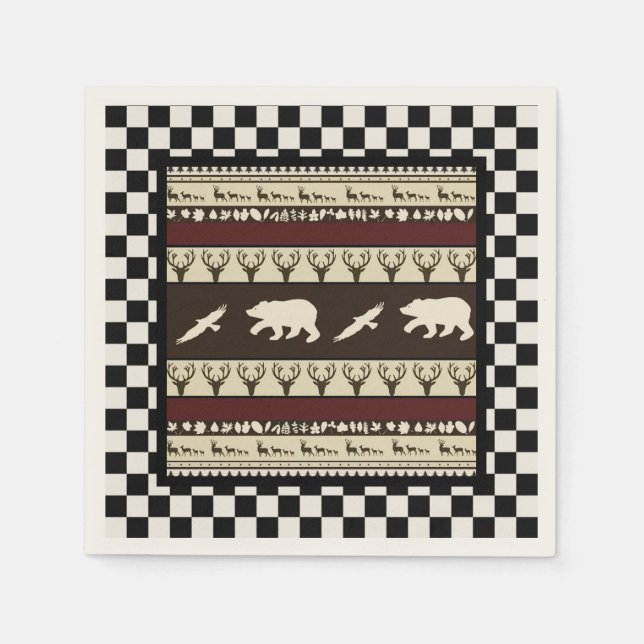 Höstträ papper servetter (Framsidan)