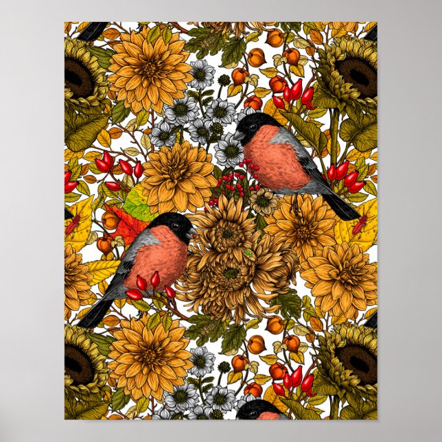 Höstträdgård 1 poster (Framsidan)