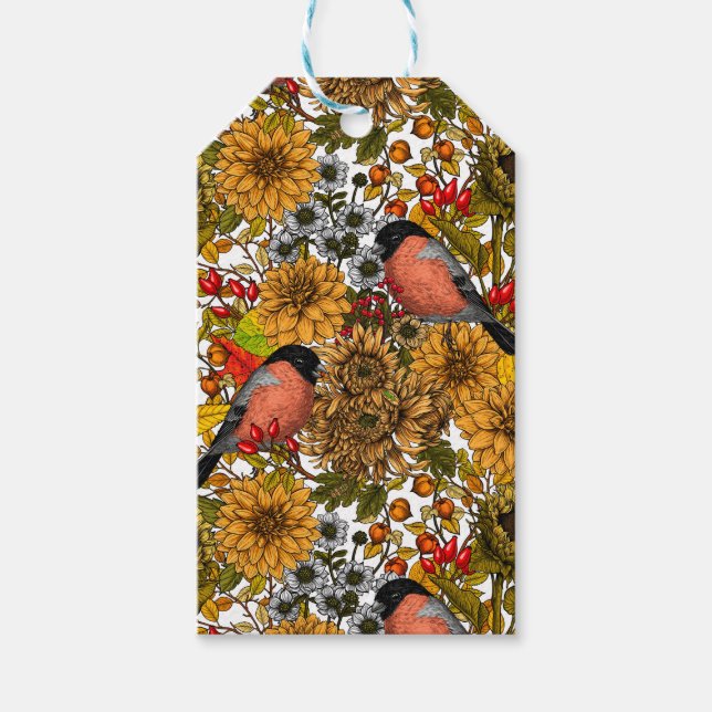 Höstträdgård 1 presentetikett (Framsidan)