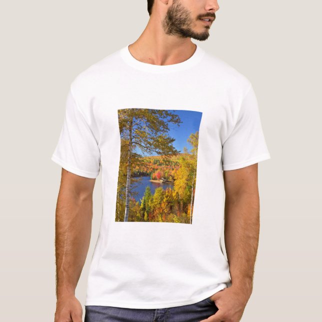 Höstträdlandskap, Maine T-shirt (Framsida)