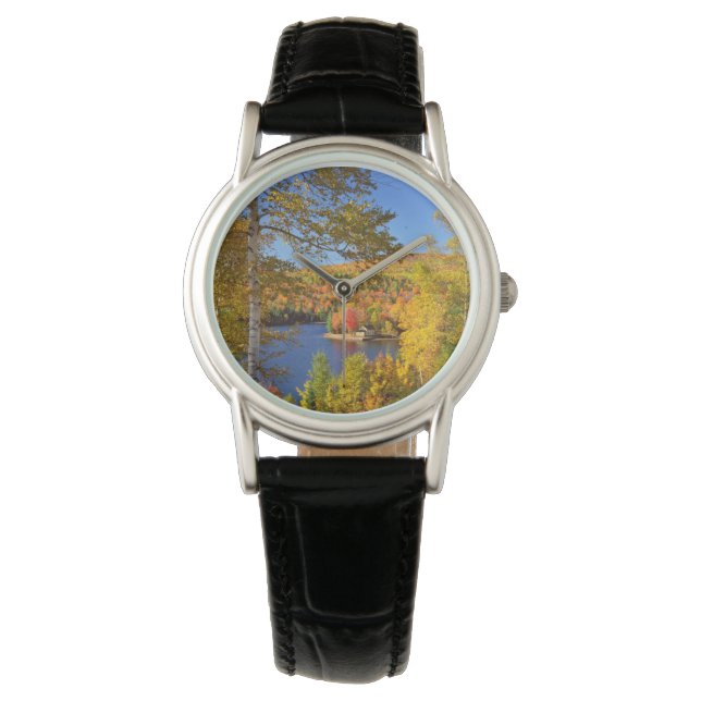 Höstträdslandskap, Maine Armbandsur (Framsida)