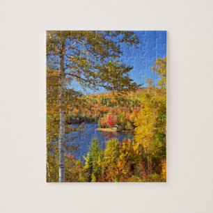 Höstträdslandskap, Maine Pussel