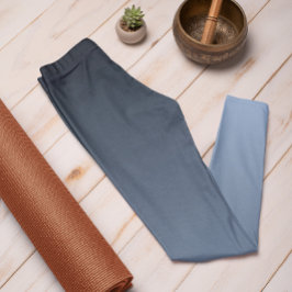 Hösttrend Färg Powder Blue Ombre Leggings