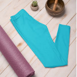 Hösttrend Färg Vivid Cyan Solid Leggings<br><div class="desc">Vi presenterar vår snyggt solida, levande cyanlegeringar, en del av vår insamling av trender färg hösten och vinter 2023/24. Dessa lagtexter är mer än bara trendig. De är tidlösa och klassiska, vilket garanterar att mode förblir färskt i åratal. Dessa vibration är perfekten för att utplåna ditt fall och vintern med...</div>