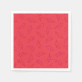 Hösttuppsvampen (Ek) - persimon/berry Pappersservett