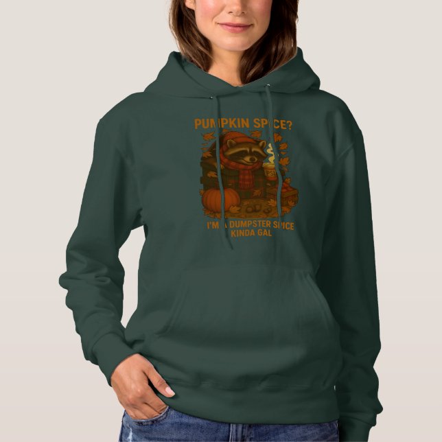 Hösttvättbjörn Rolig Pumpa Krydd Latte T Shirt (Framsida)