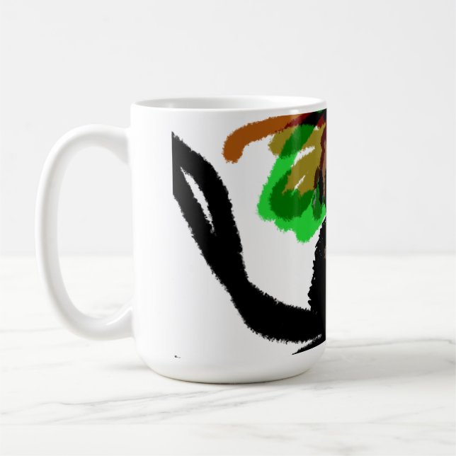 höstuppsättning för kråka kaffemugg (Vänster)