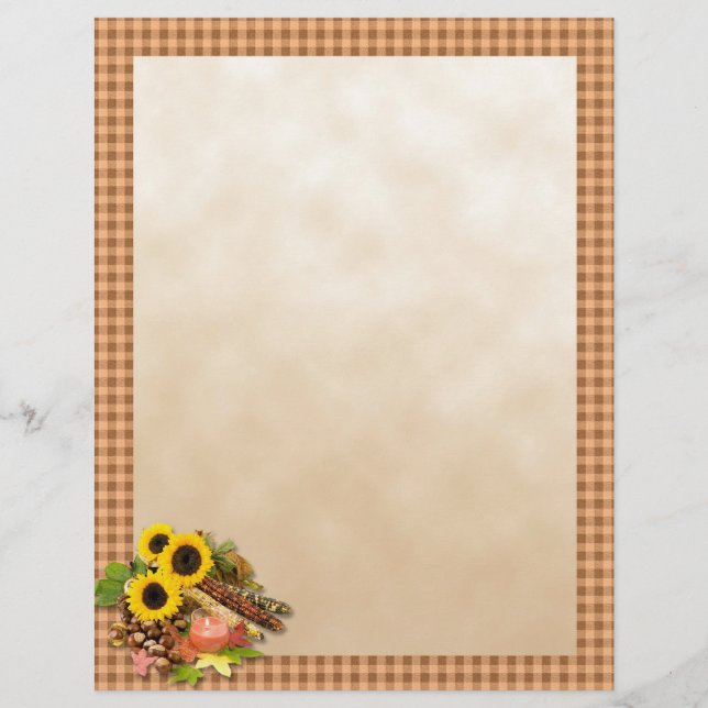 Höstuppställning för Blommigt (Framsida)