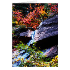 Höstvåg Tunnelbanan Zion Blank Greeting Card Hälsningskort