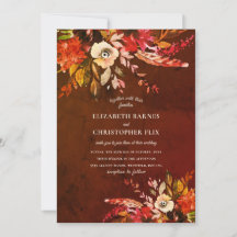 Höstvågens Blommigt MarLED Brown Bröllop