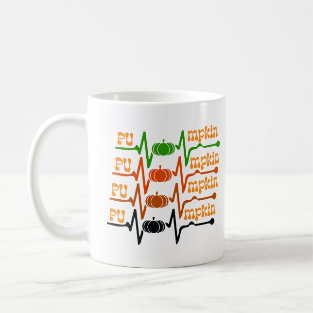 Höstvåghårtslag - höstklumpump kaffemugg (Vänster)