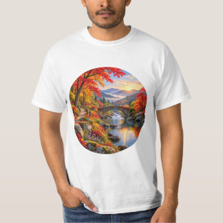 Höstvallens Stenbergro Bergssoluppgång T Shirt