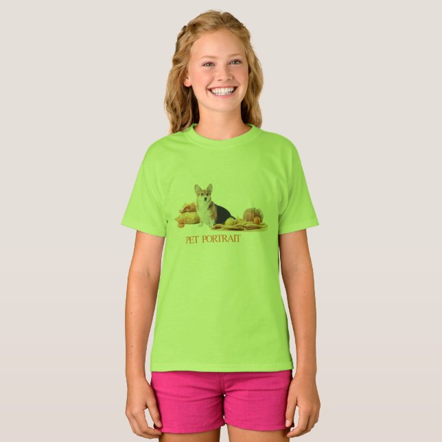 HöstValp och pumpor T Shirt (Hel framsida)