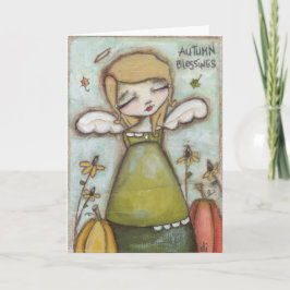 Höstvälsignelser - gratulationskort helgkort