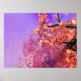 Höstvatten Poster