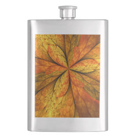 Höstväxt, Modern Abstrakt Fractal Art Löv Fickplunta