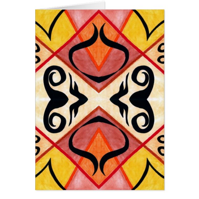 Höstvektorhälsningskort Hälsningskort (Framsidan)