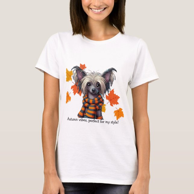 Höstviber, perfekt till stil! t shirt (Framsida)