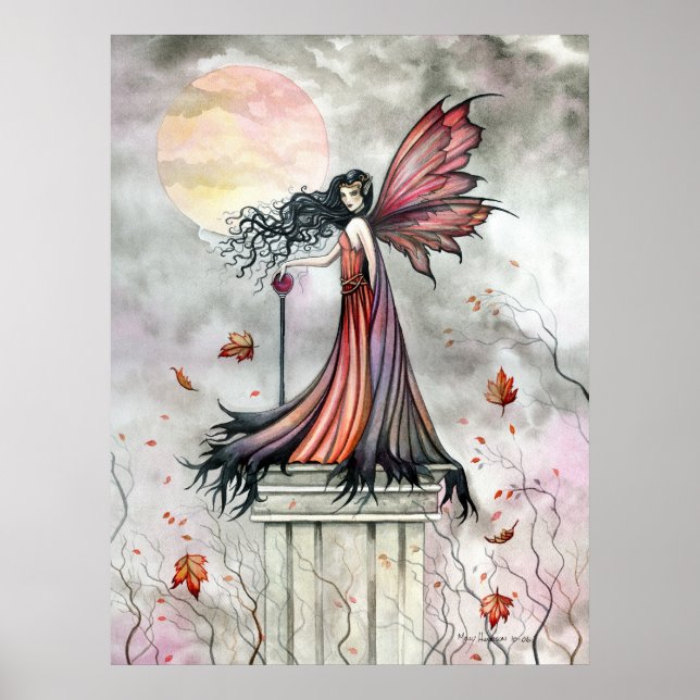 HöstVind Gothic Fairy Poster (Framsidan)