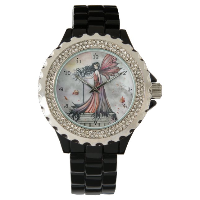 Höstvindar Gotisk Fantasy Älvkonst Armbandsur (Framsida)