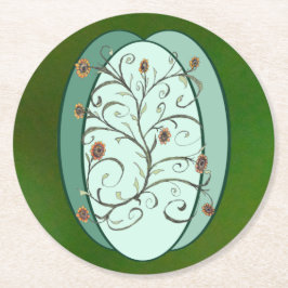 Höstvinn Underlägg Papper Rund