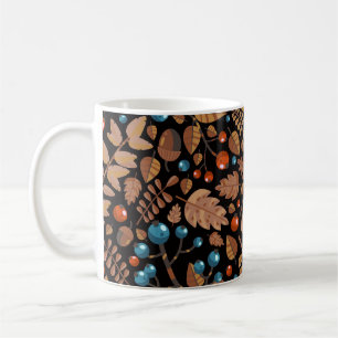 Höstvinter: Vintage Mönster Kaffemugg
